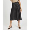 Long black pleated skirt
