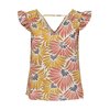 Bluse mit volantärmeln
