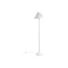 Lampadaire bois et blanc