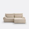 Divano letto angolare beige