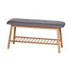 Banc salle de bain bambou