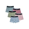 Multicolore Pastel Avec Ceinture Noire