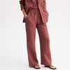 Pantalon large camel