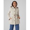 Imperméable femme mi long avec capuche