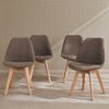 Chaise scandinave taupe