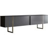Meuble tv bois gris