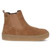 Bottes cuir suede marron