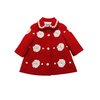 Manteau rouge fille