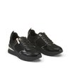Basket Tamaris noir et or