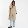 Trench imperméable long femme