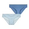 Bleu + Imprimé