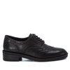 Derbies femme cuir noir