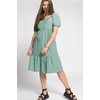 Robe col carré manche bouffante