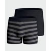 Navy + Grey Marl