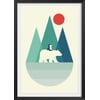 Affiche + Cadre En Bois - Noir