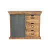 Buffet industriel porte coulissante
