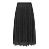 Black midi skirt