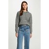 Pull gris metallisé