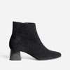 Bottines avec lacet talon carré