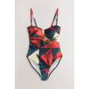Bleu Marine/Paume Orange