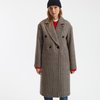 Manteau femme laine carreaux