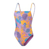Violet / Jaune Floral