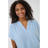 Blouse rayée bleu blanc femme