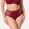 Ruby Wine Jacquard