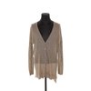 Gilet court marron femme