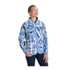 Bleu À Motifs