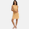 Pink/Camel Stripe