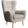 Gris Beige Côtelé Et Bois Clair