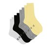 Jaune + Gris + Blanc + Noir