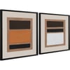 Noir, Beige, Marron, Orange Et Blanc