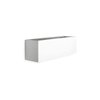 Applique rectangulaire blanche