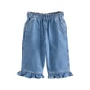 Ourlet À Volants En Denim