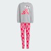 Medium Grey Heather / Pink Fusion / Pure Ruby