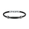 Bracelet homme acier noir