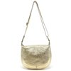 Pochette cuir doré
