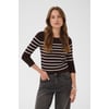 Marron Blanc Coffee Bean/Chalk Stripe