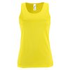 Débardeur jaune fluo