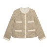 Veste bouton doré