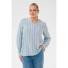 Bleu Blanc Blue Fog/Chalk Stripe