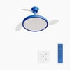 Bleu Cobalt/Transparent