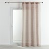 Voilage effet lin beige