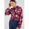 Rouge Bordeaux Fleuri