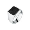 Bague acier homme