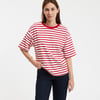Ivory/Red Striped