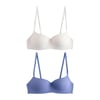 Bleu/Crème