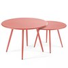 Table gigogne métal extérieur